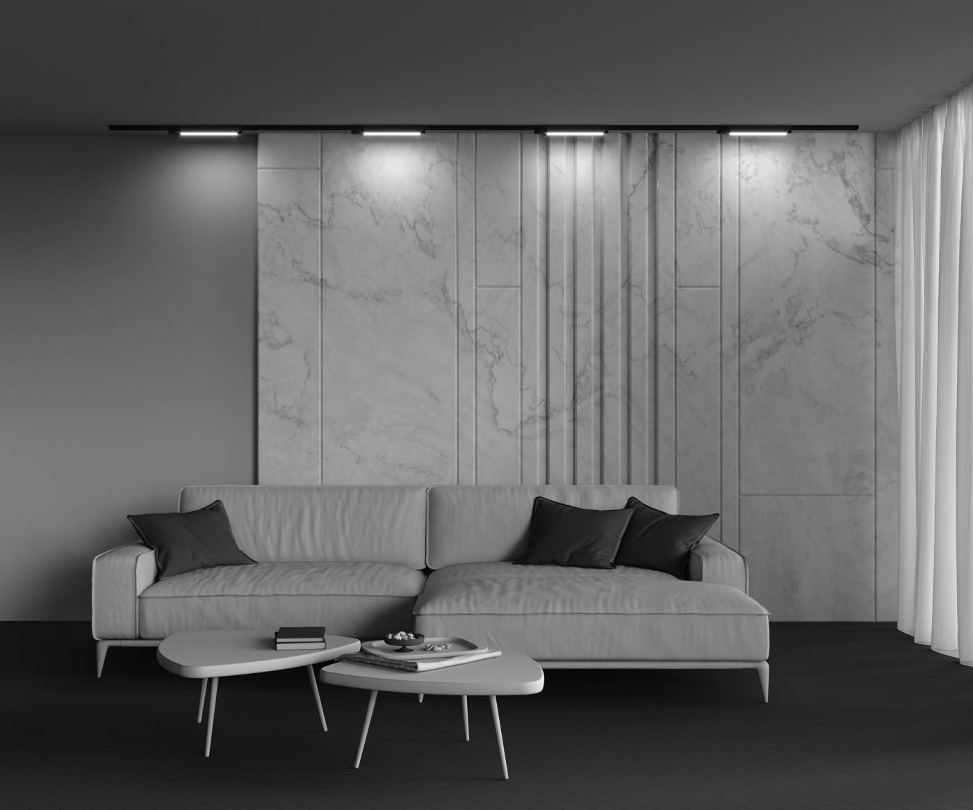 Трековый светильник Maytoni Basis Unity TR000-1-12W3K-B