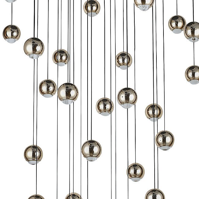 Люстра каскадная Lumien Hall Danay LH8027/36P-BK-SGD