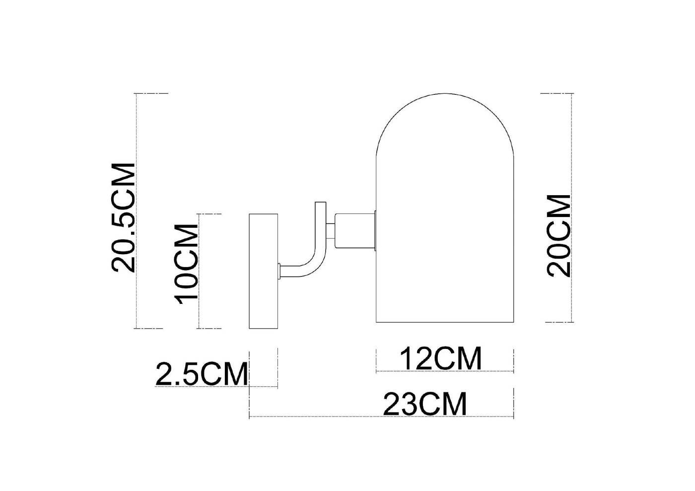 A5454AP-1PB Настенное бра Arte Lamp Cassel A5454AP-1PB