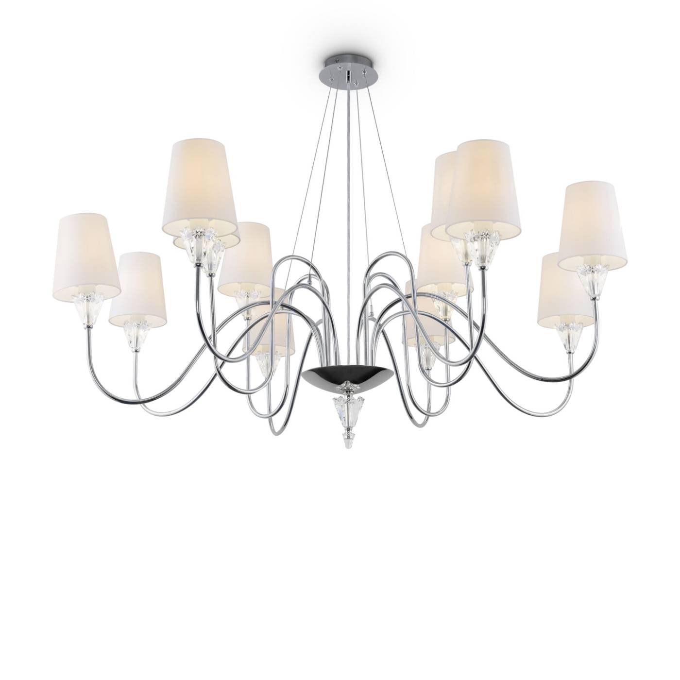 MOD078PL-12CH Подвесная люстра Maytoni Florero MOD078PL-12CH