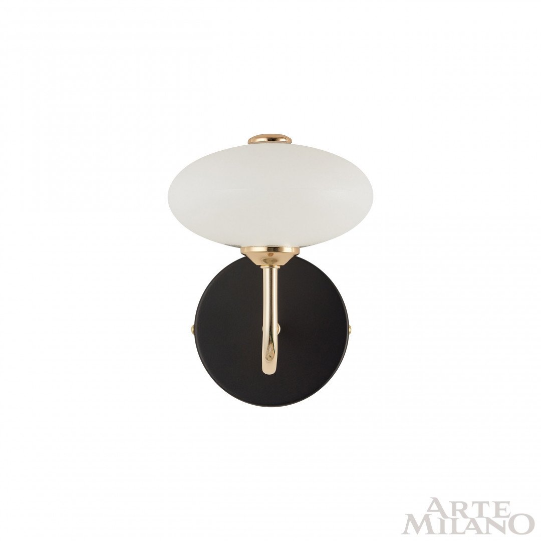 Настенное бра Arte Milano Neapol73908 273908/1B BK/GD