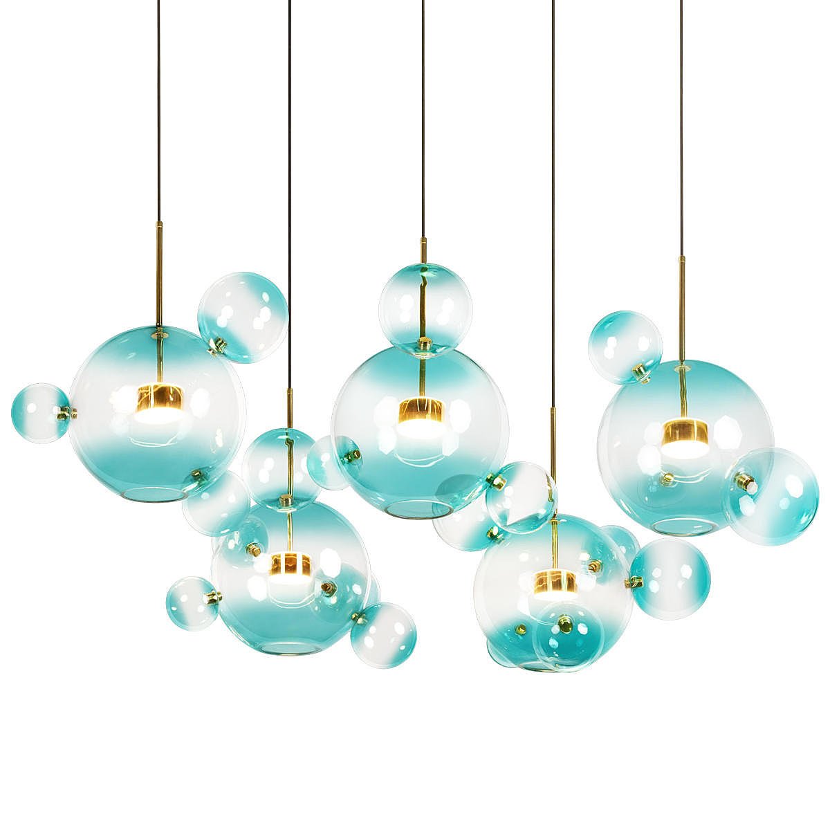 2027-S5 Blue Светильник подвесной Loft It Bolle 2027-S5 Blue