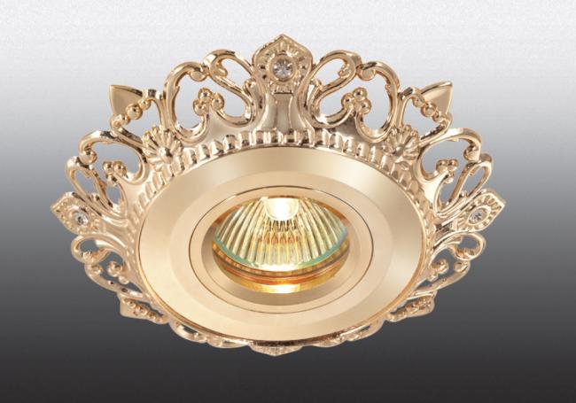 Встраиваемый светильник с узорами Vintage 369941 Novotech