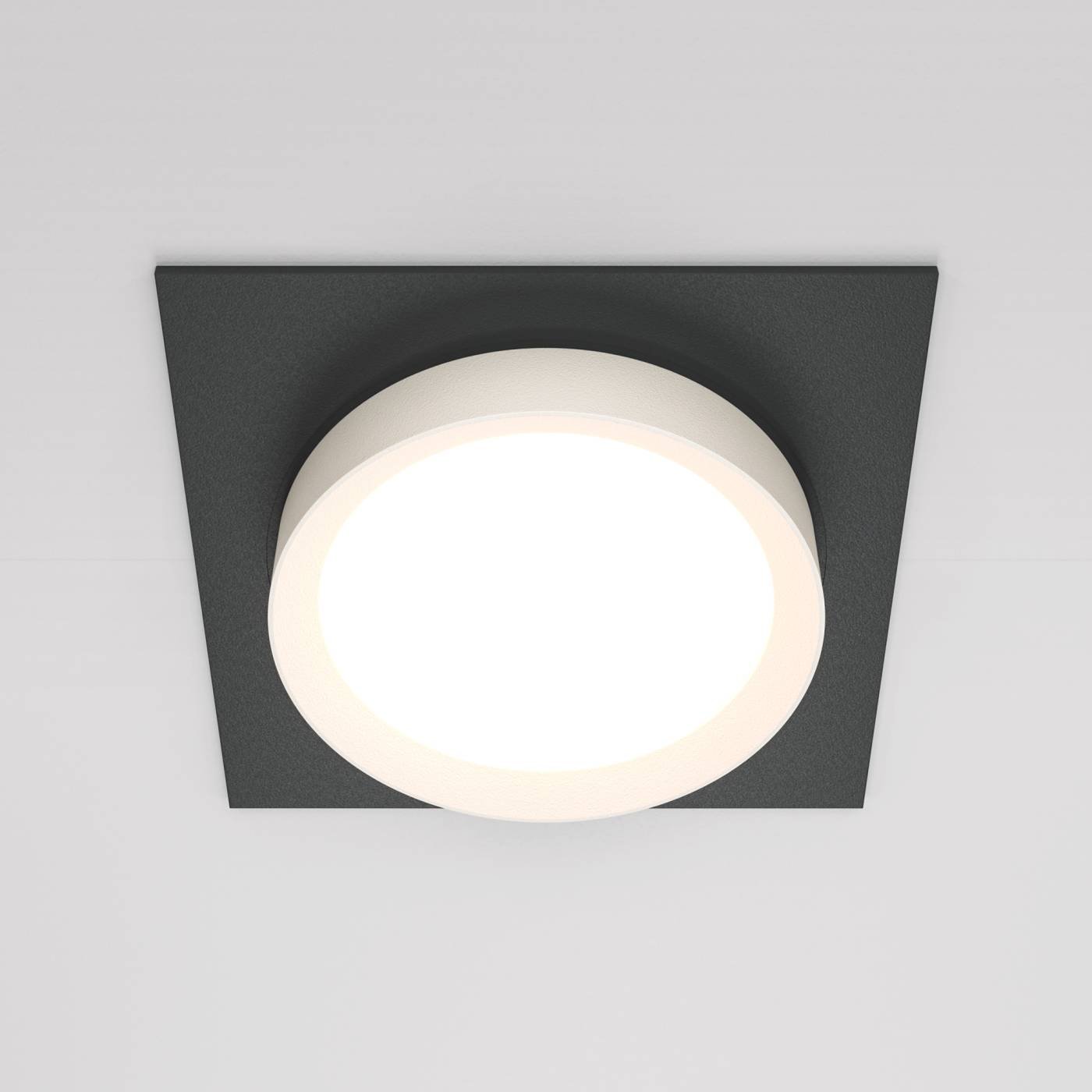 Встраиваемый светильник Maytoni Hoop DL086-GX53-SQ-BW