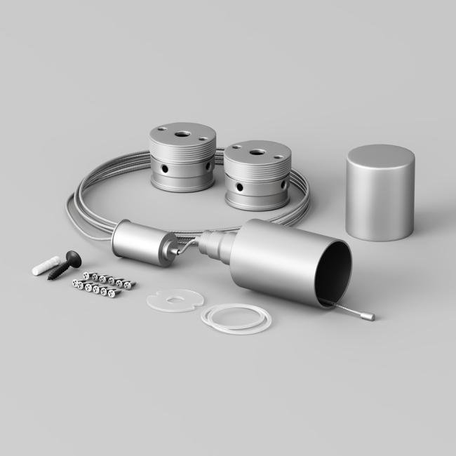 Набор для вертикального подвесного монтажа Nemo D18 серебро Maytoni 201148