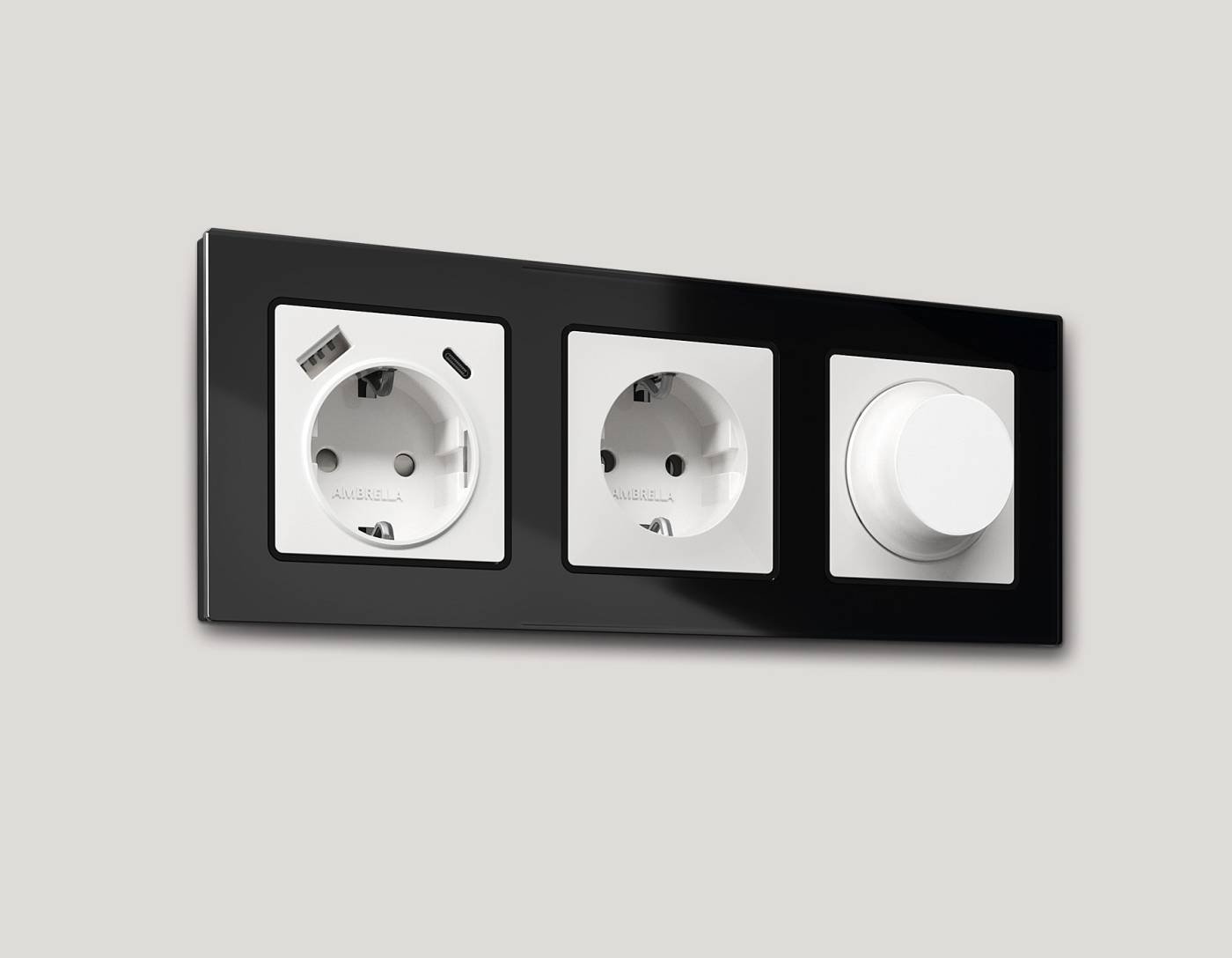 AP1255 Накладка на механизм Ambrella Volt ALFA AP1255