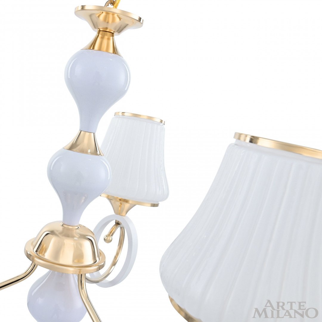 302387/3 Wh/Gd Подвесная люстра Arte Milano Florentia-2387 302387/3 Wh/Gd