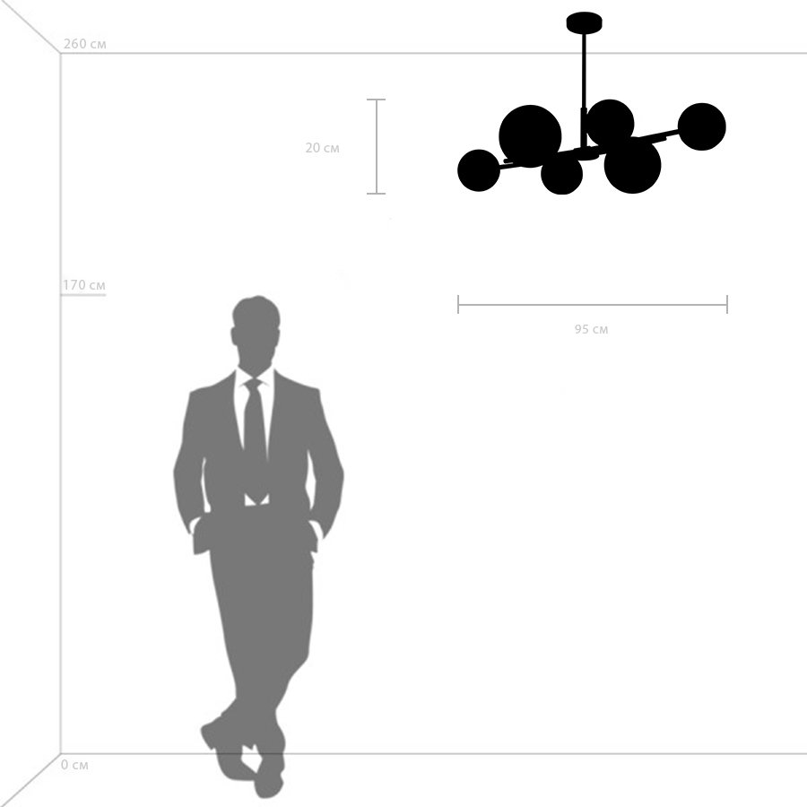 815460 Люстра на штанге Lightstar Croco 815460