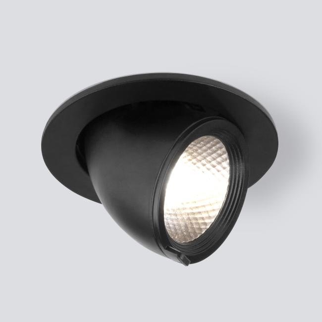 9918 LED 9W 4200K черный Встраиваемый светильник Elektrostandard 9918 Led 9918 LED 9W 4200K черный