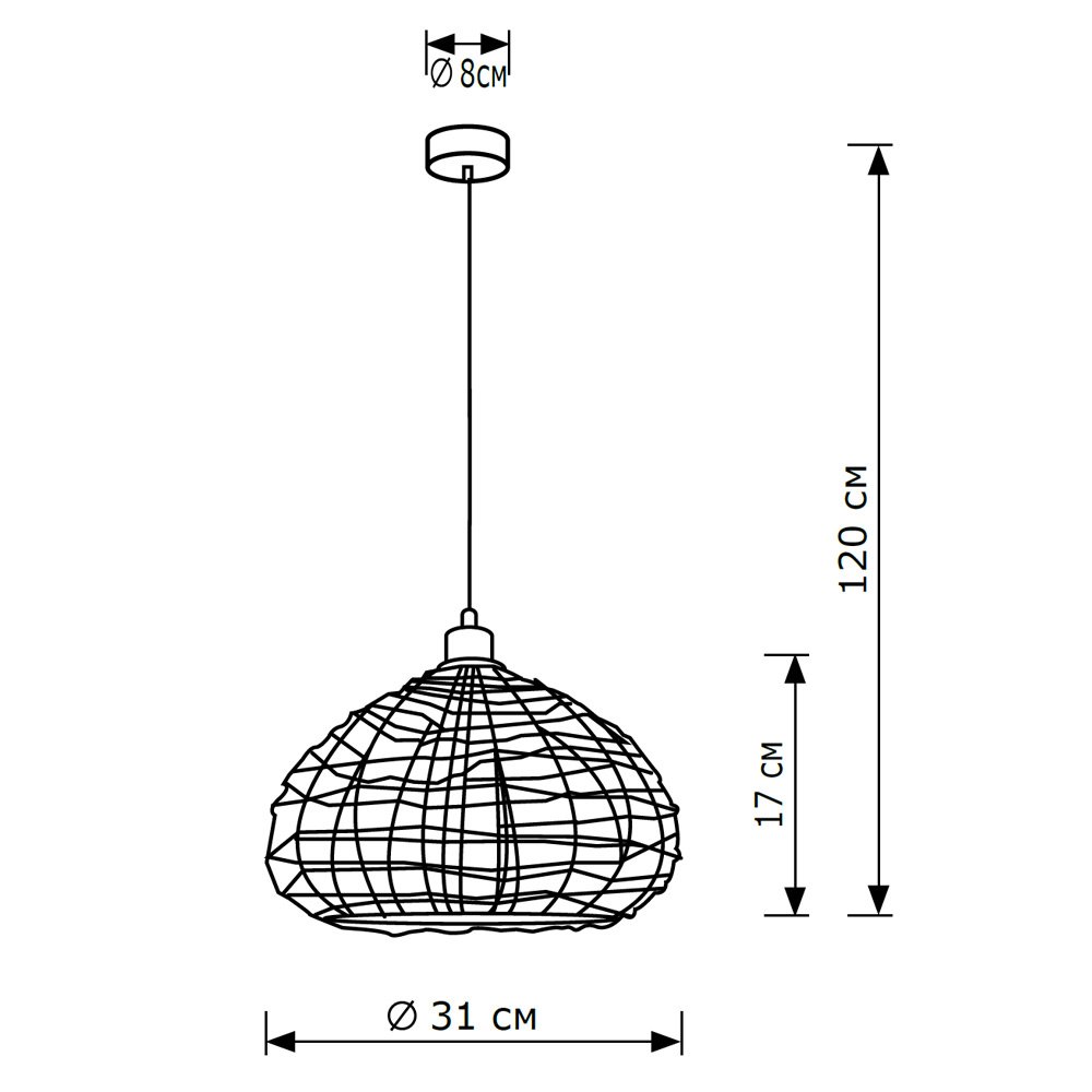 Подвесной светильник Cord LightHall LH032099