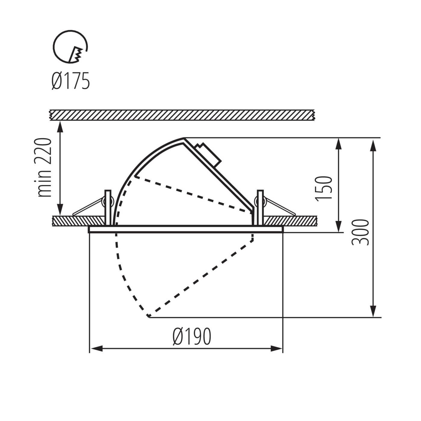 22842 Встраиваемый светильник Kanlux HIMA LED 22842