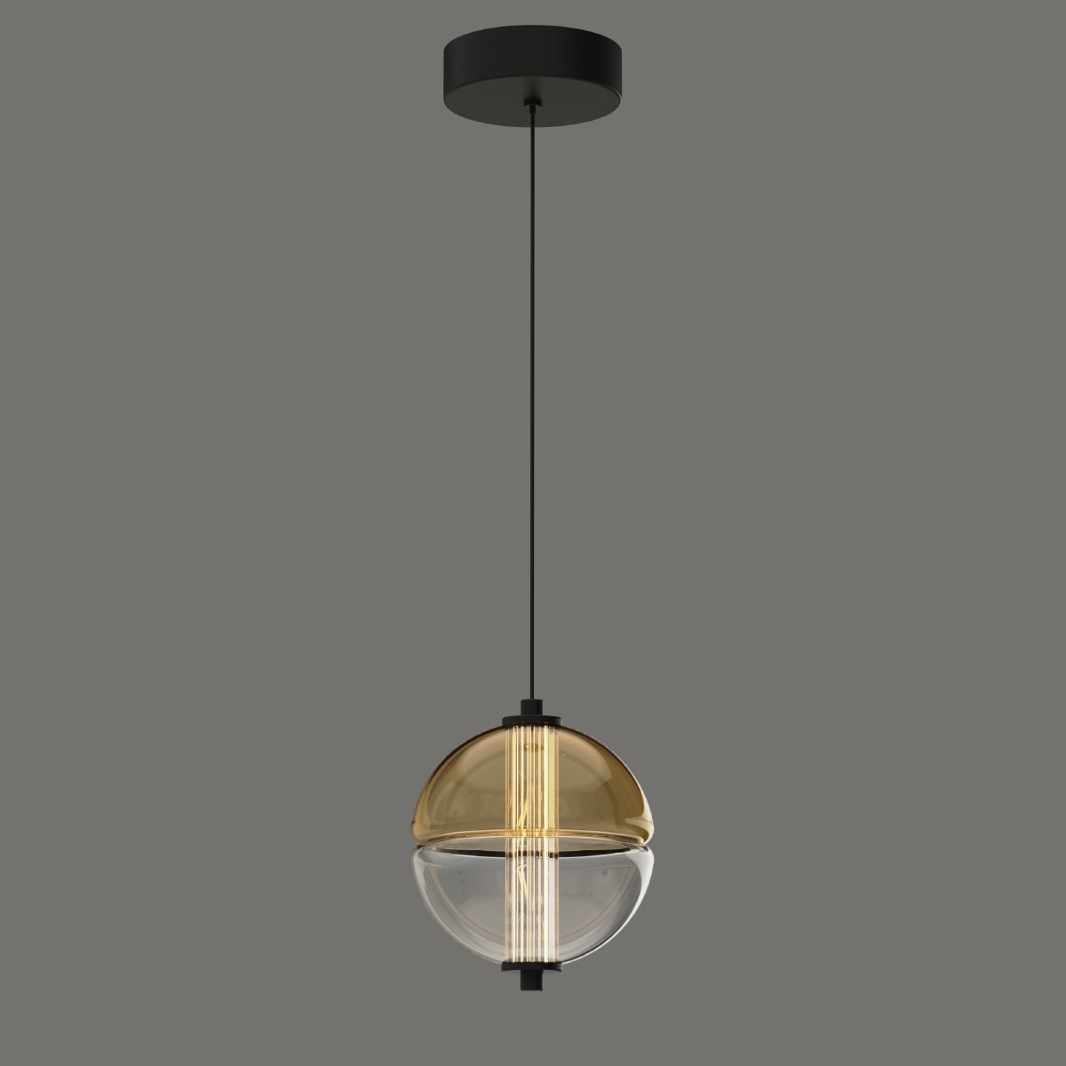 Светильник подвесной Delight Collection MD24022079 MD24022079-1A black/amber