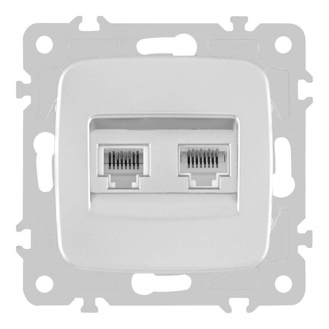 Розетка Arte Milano Am-205 205.44-1.silver