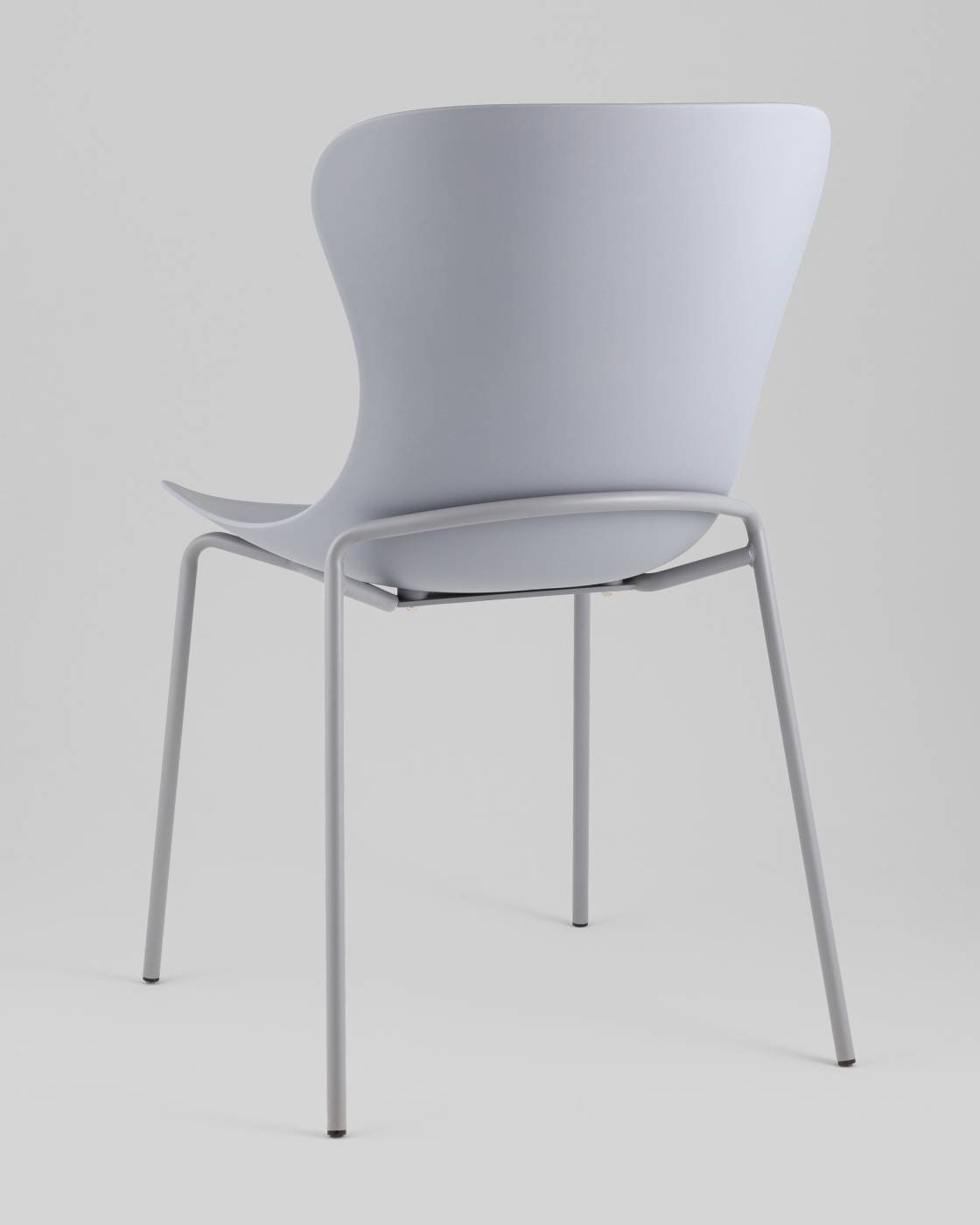 D-025A grey Стул пластиковый Stool Group Shaya D-025A grey