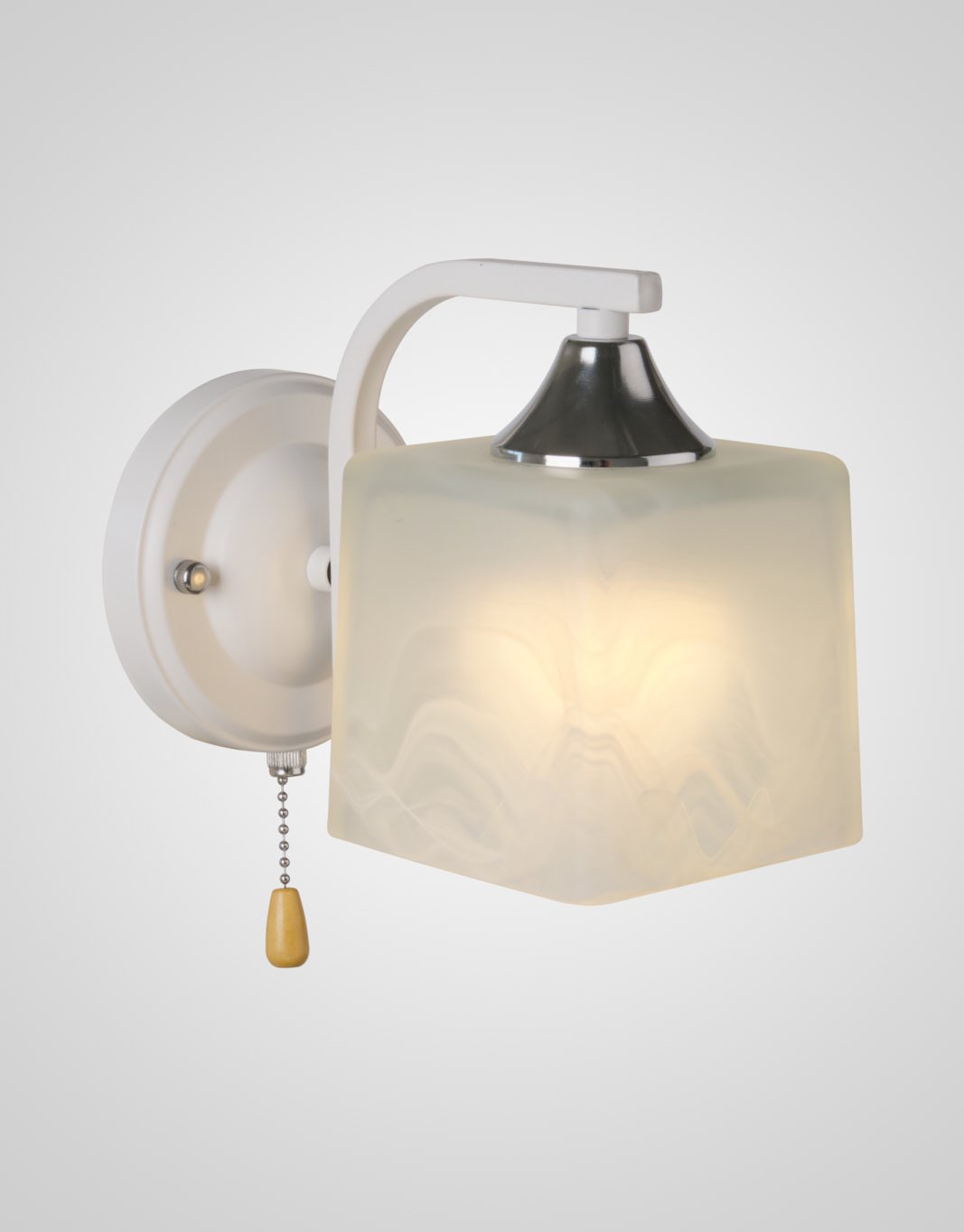 Настенное бра Мелодия Света Cube P6520-1W WT 000028847