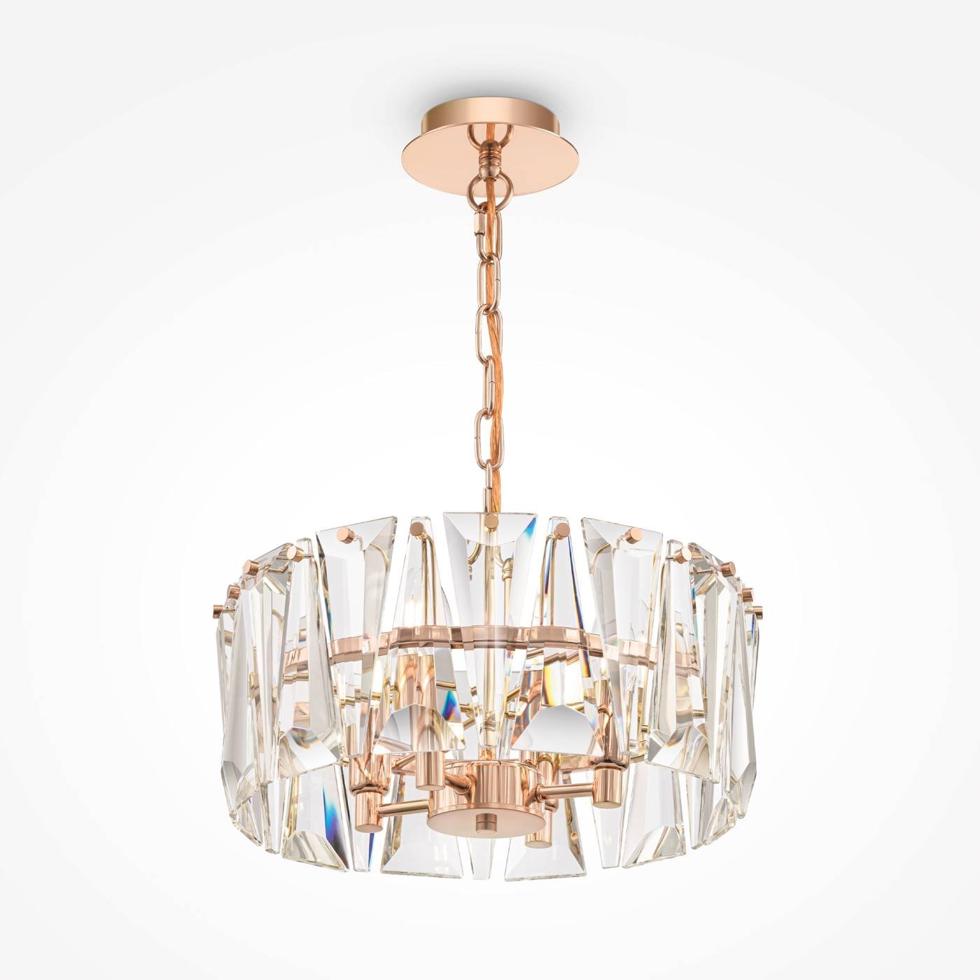 MOD043PL-04G Подвесная хрустальная люстра Puntes Maytoni MOD043PL-04G