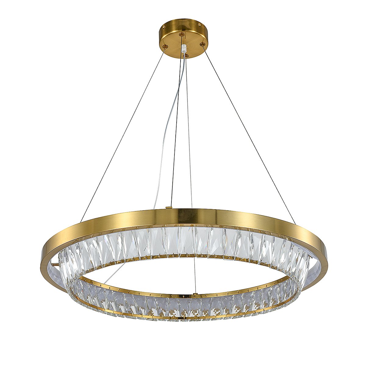 Подвесная люстра Indigo Riva V000102L 12045/1P Brass