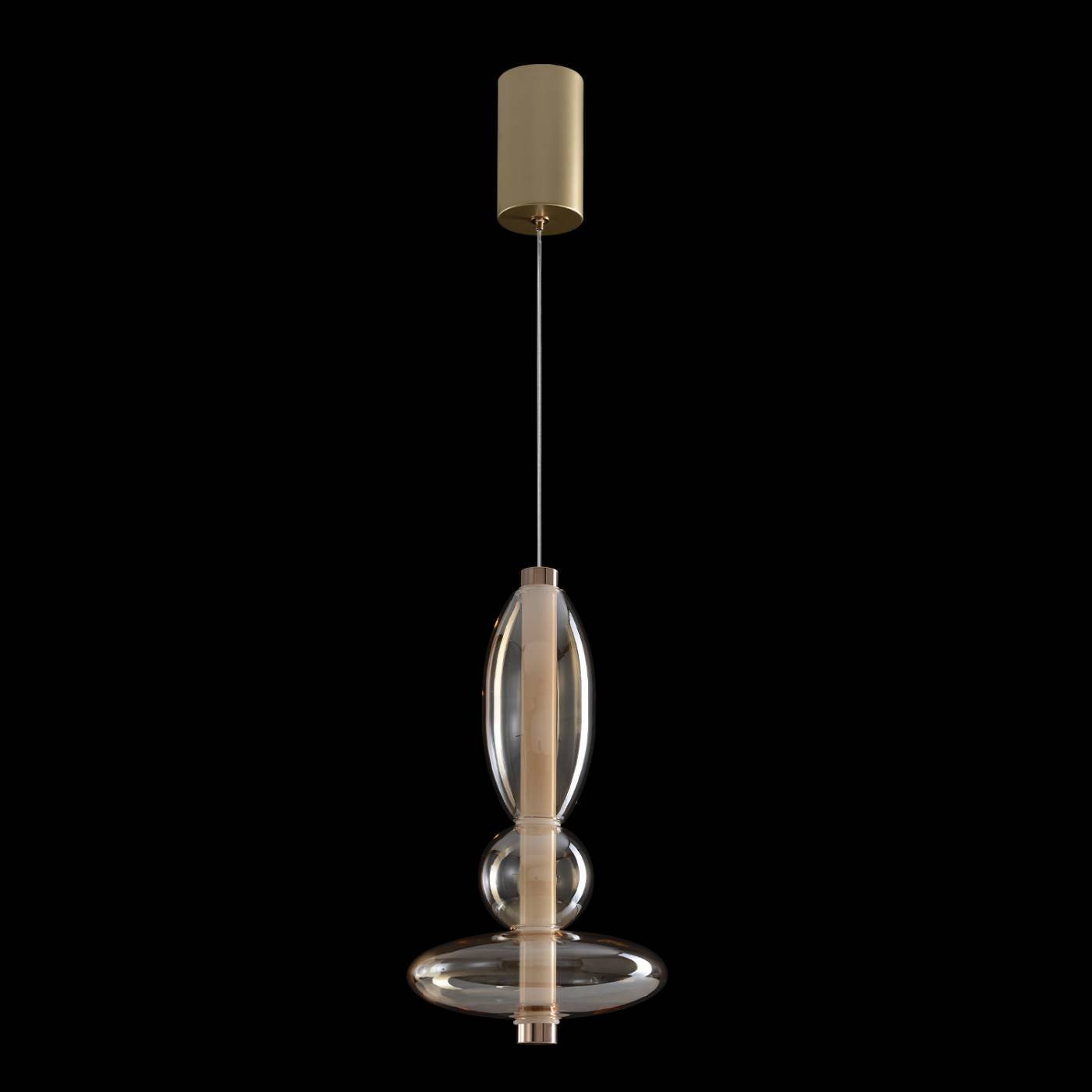 Светильник подвесной Crystal Lux Quasar QUASAR SP10W LED AMBER