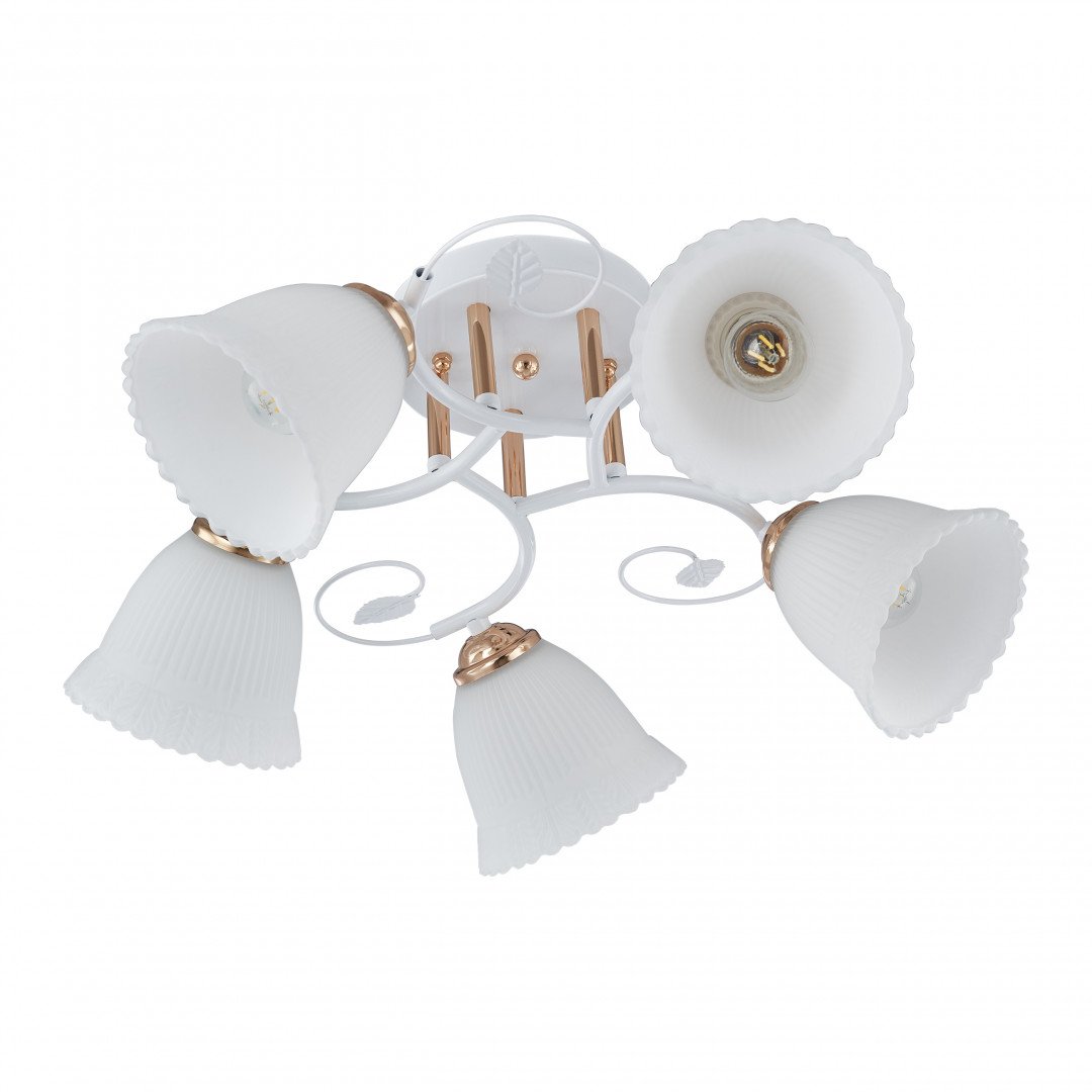 325395/5A WH+FG Потолочная люстра Arte Milano AMALFI 325395/5A WH+FG
