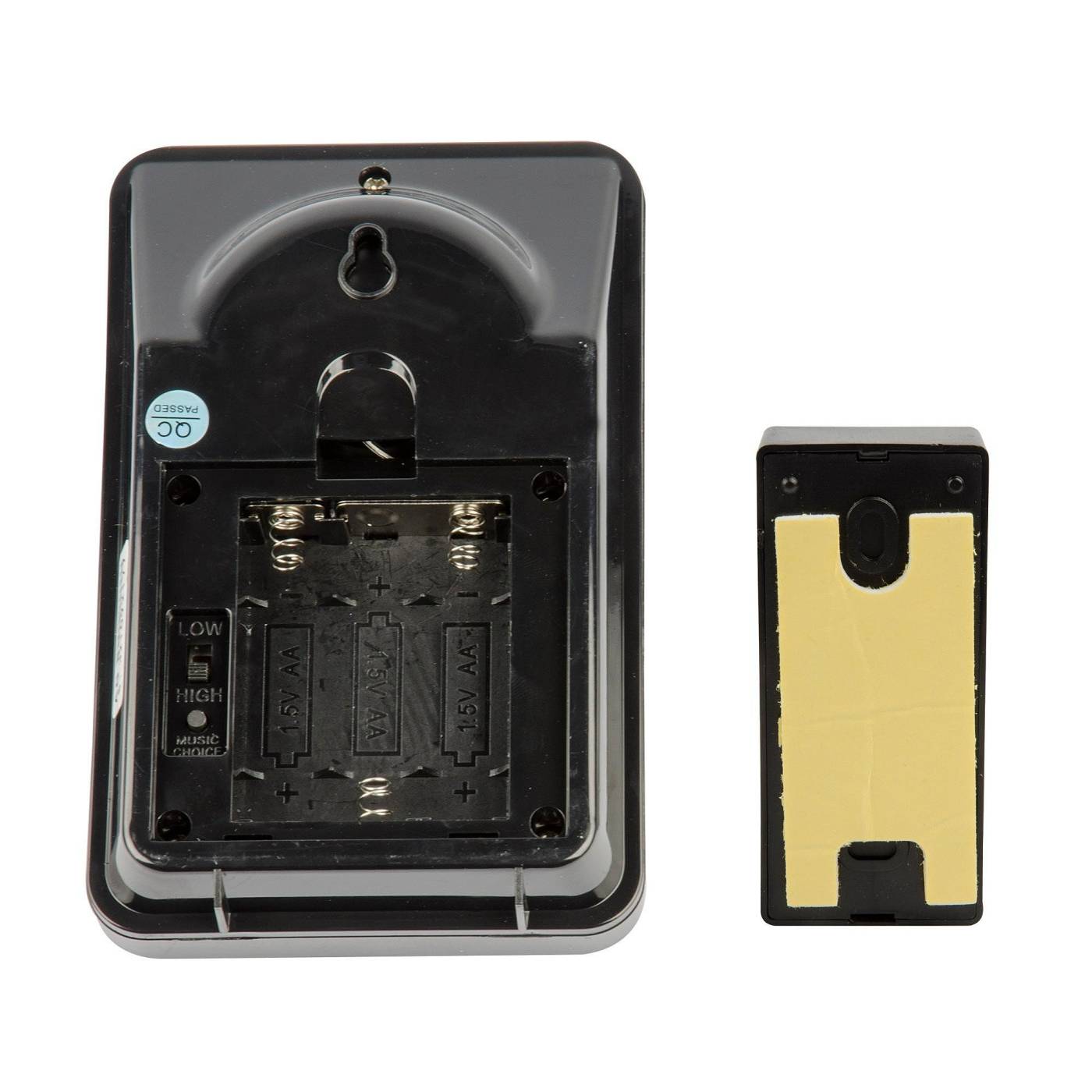 Дверной звонок Uniel UDB-014W-R1T1-36S-100M-BL