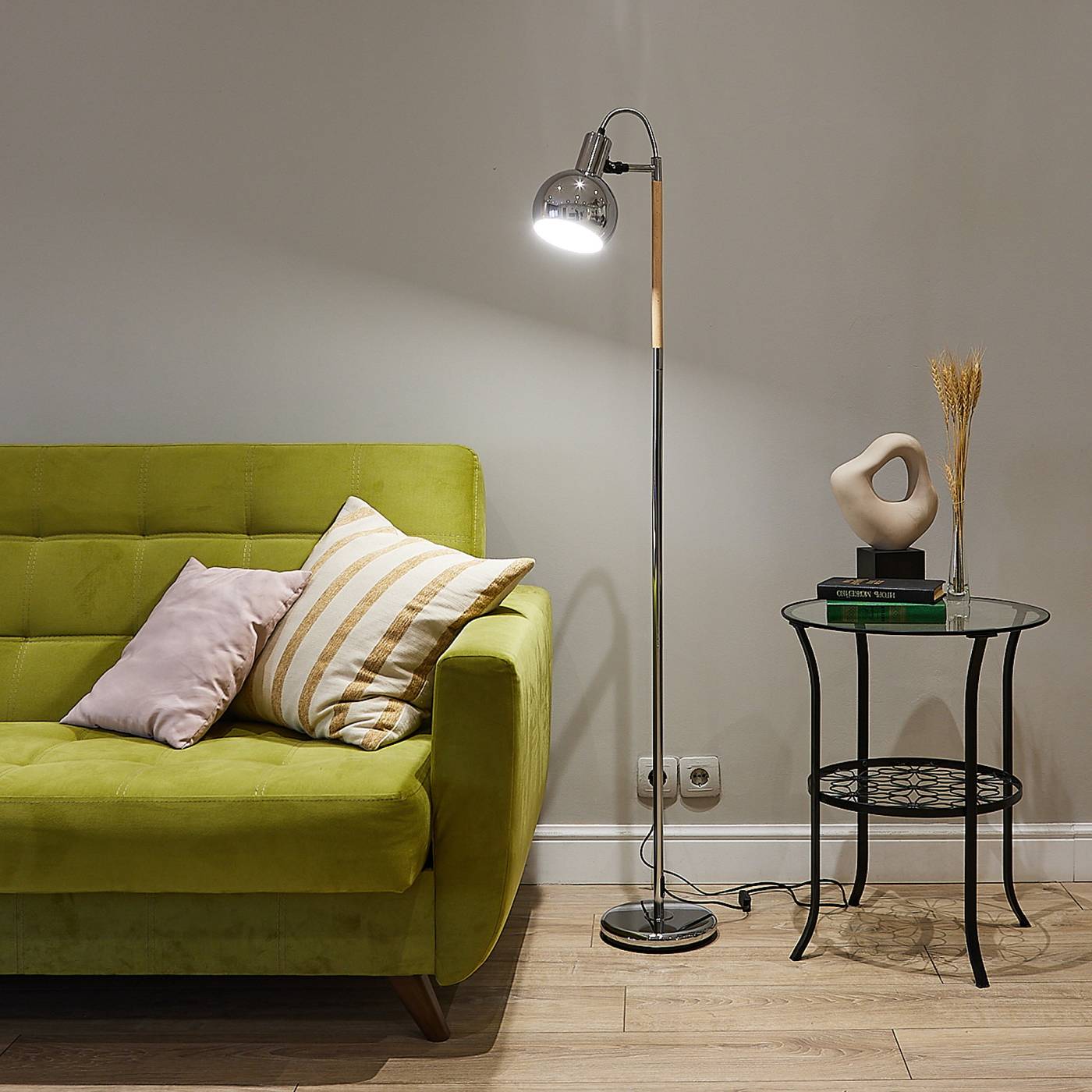 UML-T702 E14 SILVER Торшер Uniel UML-T702 E14 SILVER