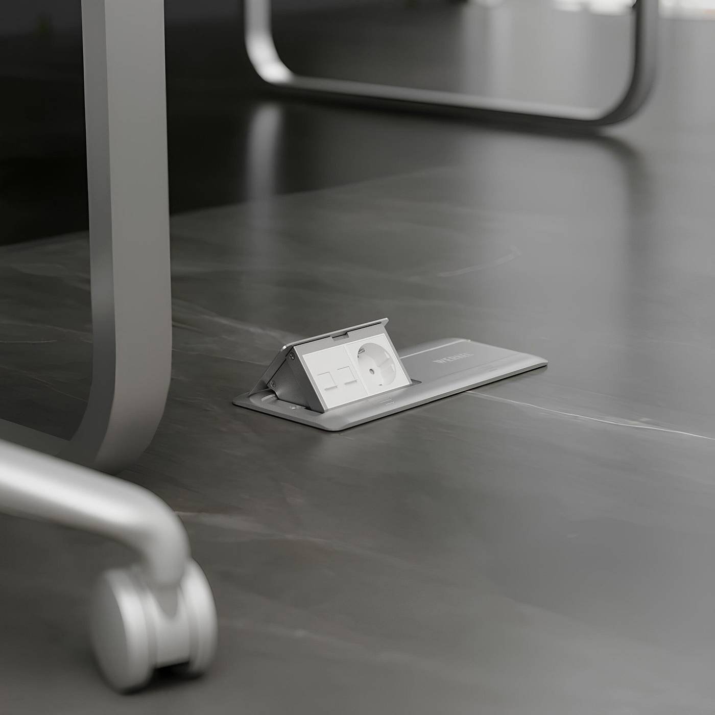 W8078065/ Выдвижной блок (Лючок) на 8 модулей (серебряный) Werkel W8078065/ Выдвижной блок (Лючок) на 8 модулей (серебряный)