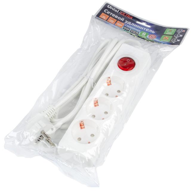 S-GCU3-1,5B WHITE Удлинитель Uniel Ultra S-GCU3-1,5B WHITE