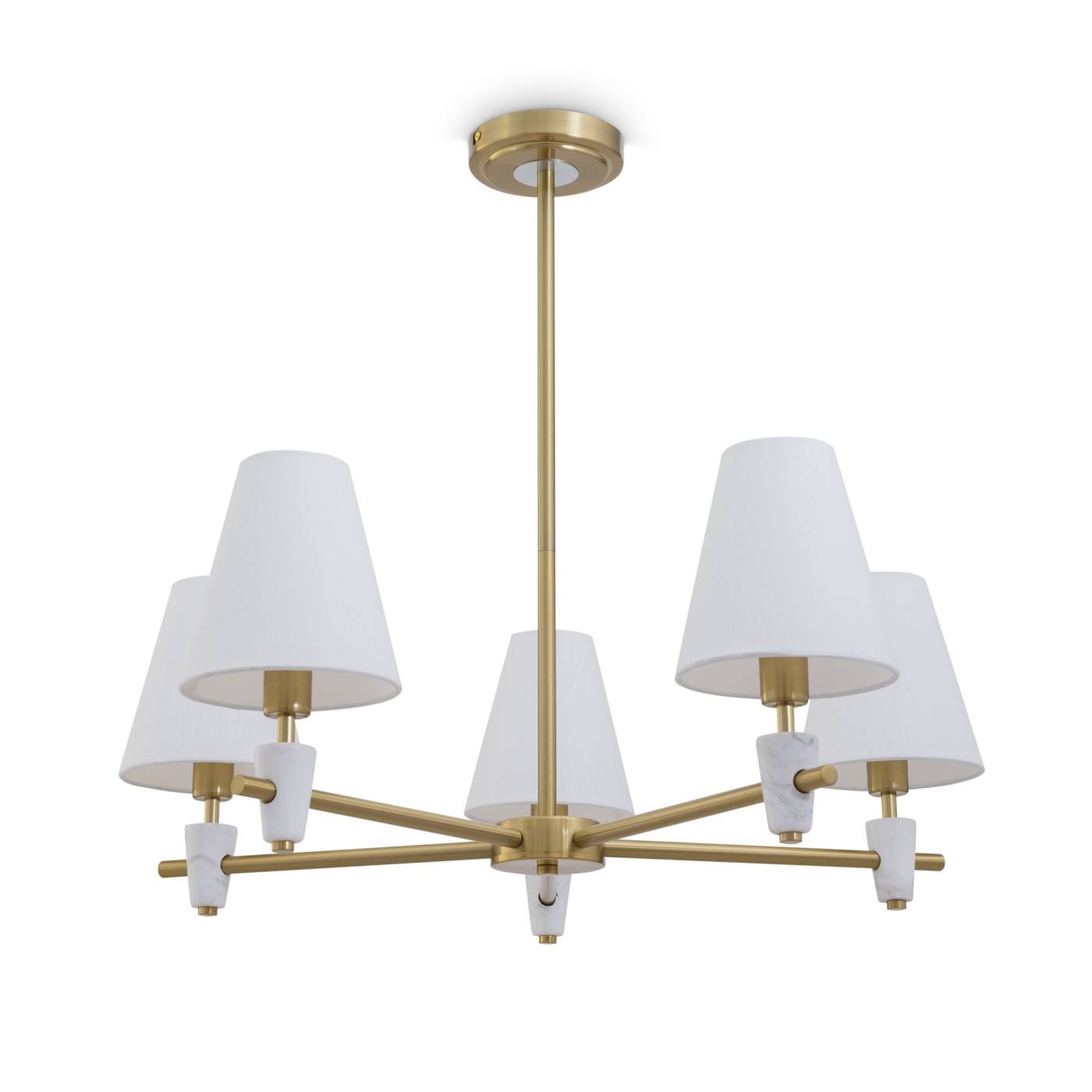 FR5371CL-05BS Люстра на штанге Freya Pietra FR5371CL-05BS