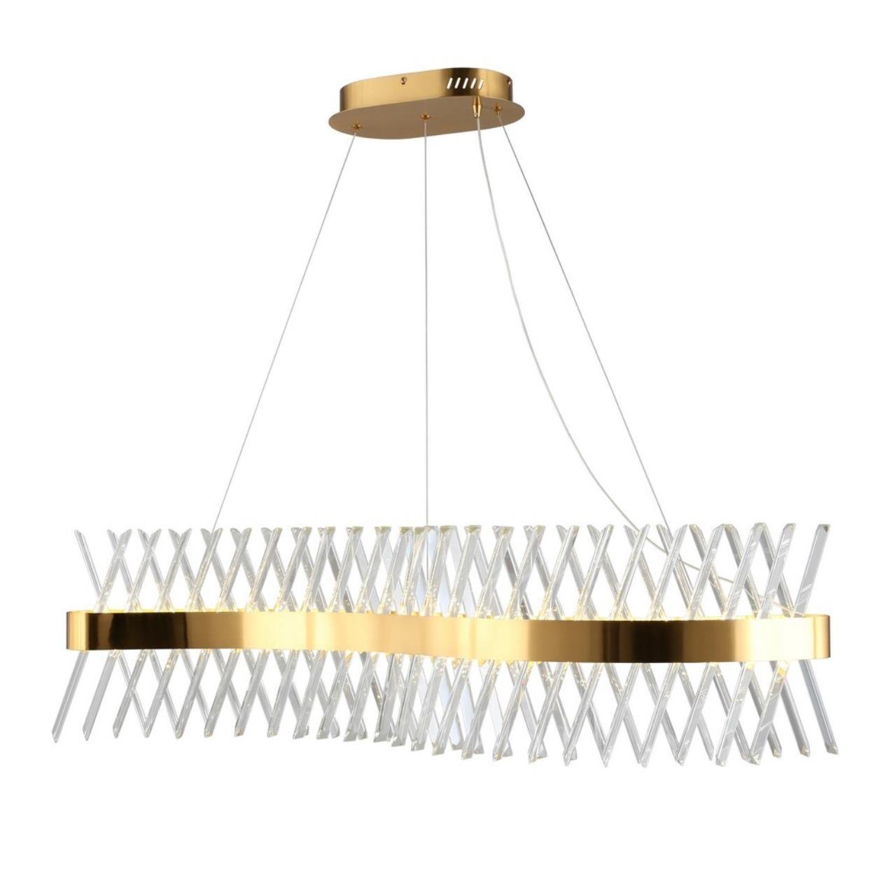 Подвесная хрустальная люстра Strasatti Omnilux OML-99903-44