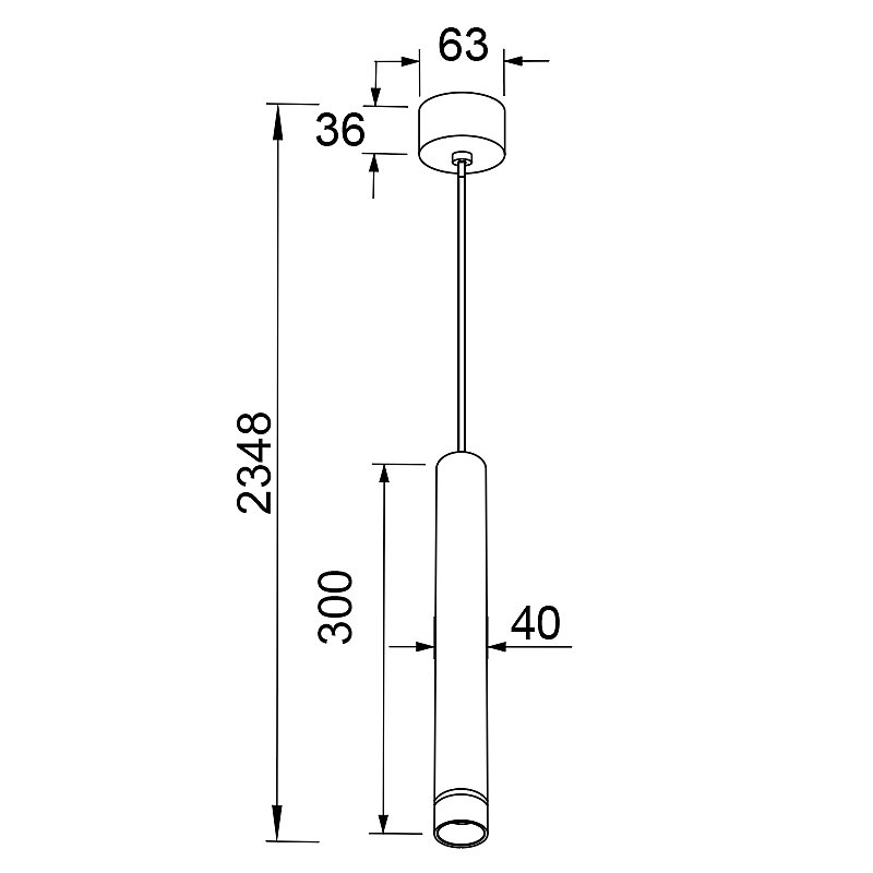 Светильник подвесной Mantra Split 8877