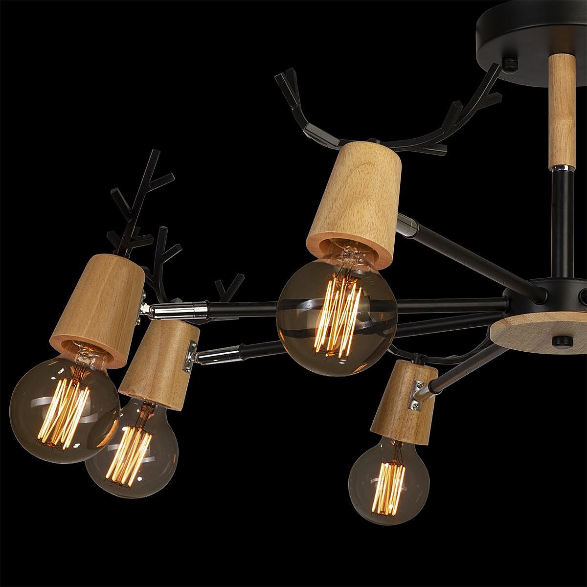 Потолочная люстра Loft It Sven 10024/8 Black