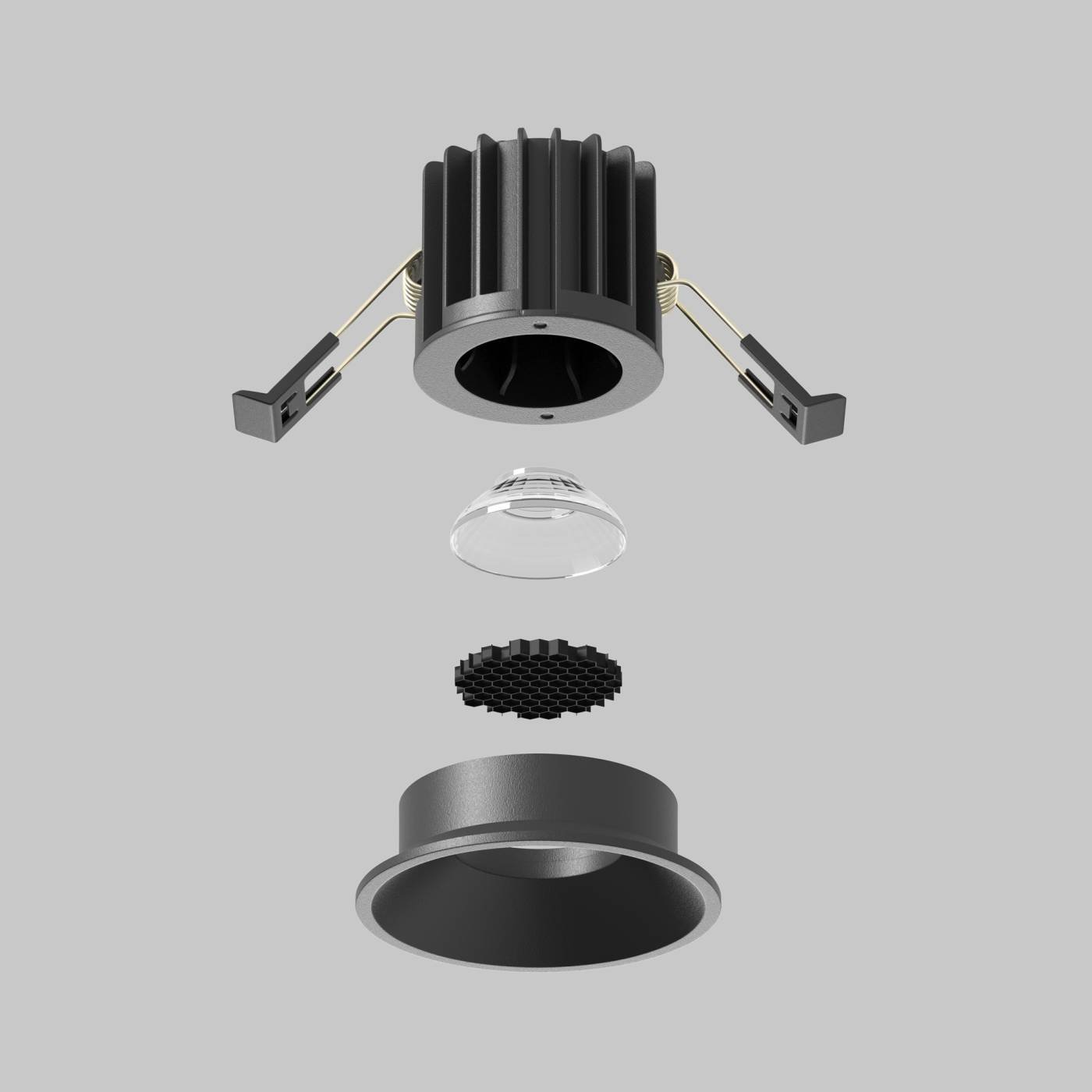 DL058-7W3K-B Встраиваемый светильник Maytoni Round DL058-7W3K-B