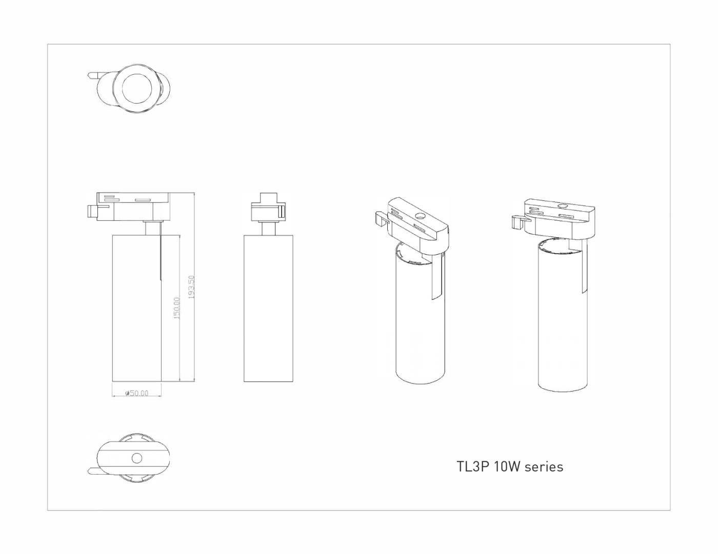 00-00008844 Трековый светильник TL3P SWG PRO 00-00008844