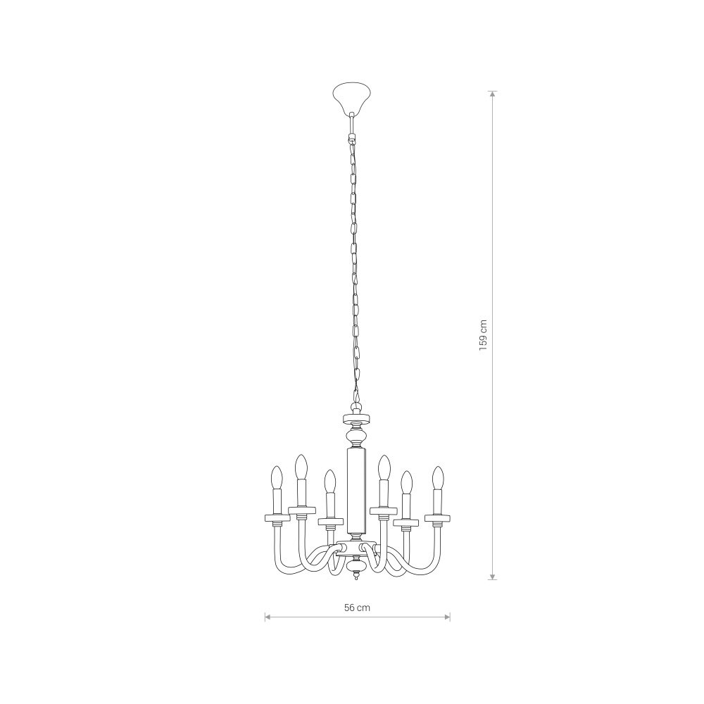 Подвесная люстра Nowodvorski Hampton 8154