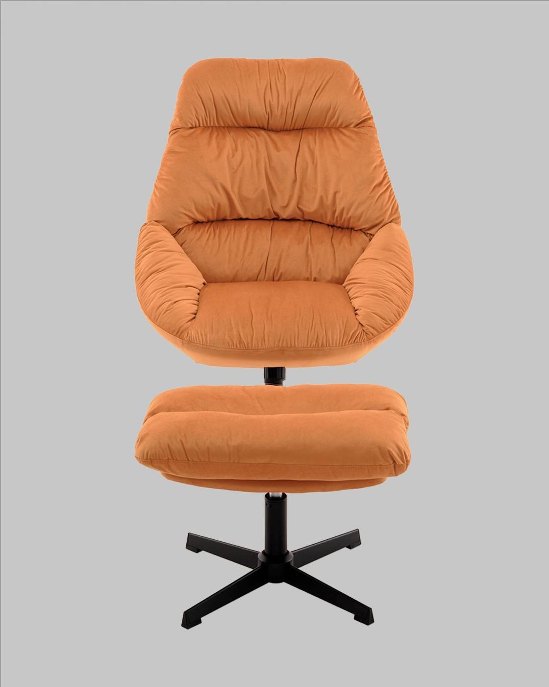 QH-8347KT-OT HLR-43 orange Кресло Stool Group Оррелл QH-8347KT-OT HLR-43 orange
