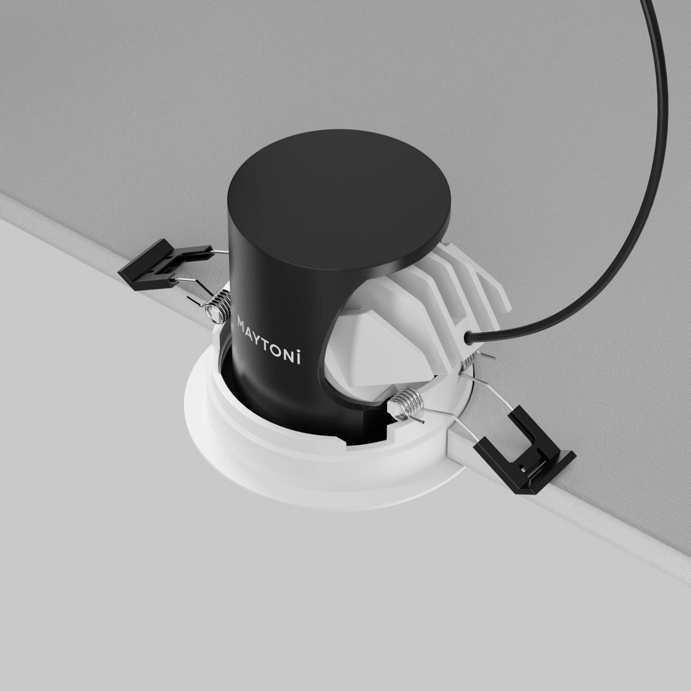 DL127-8W4K-W Встраиваемый светильник Focus LED mini Maytoni DL127-8W4K-W