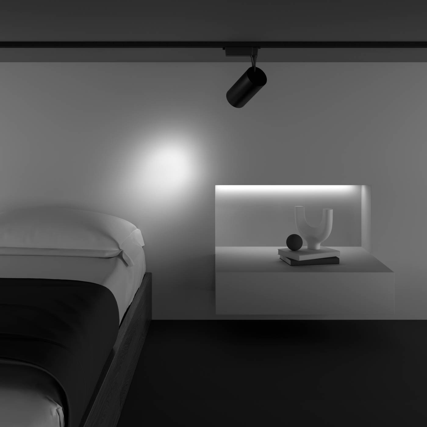 Трековый светильник Maytoni Vuoro TR003-1-36W3K-S-B