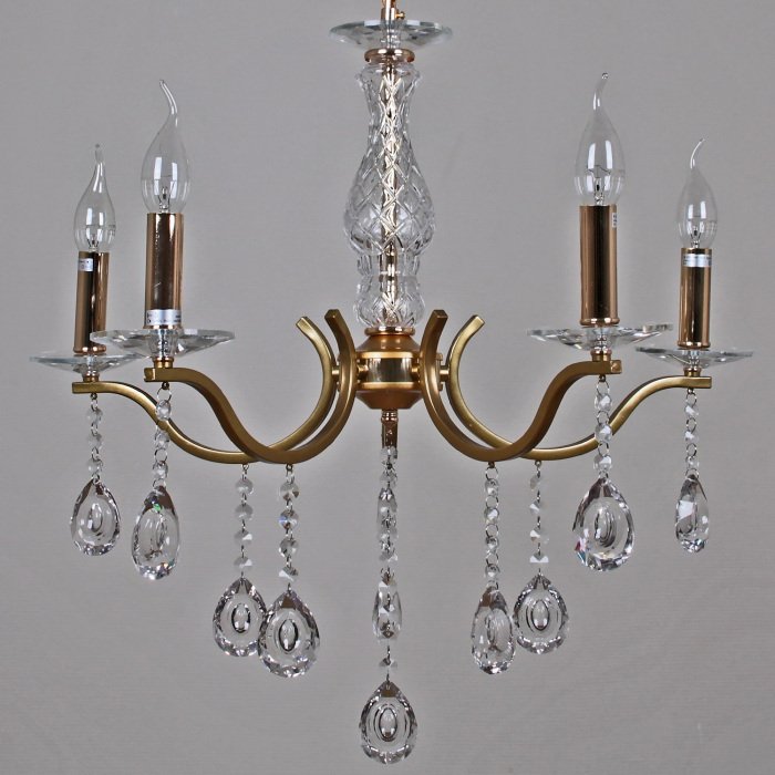 Подвесная люстра 03813-0.4-05 GD+FGD