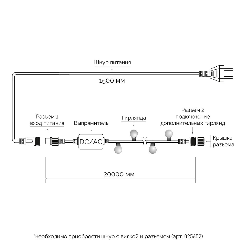 Гирлянда Arlight 025579