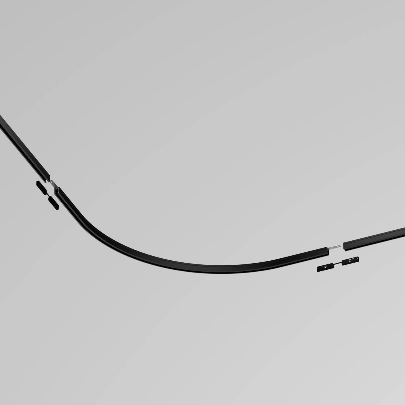 Шинопровод Accessories for tracks Levity Maytoni TRA184-R600-11B-1