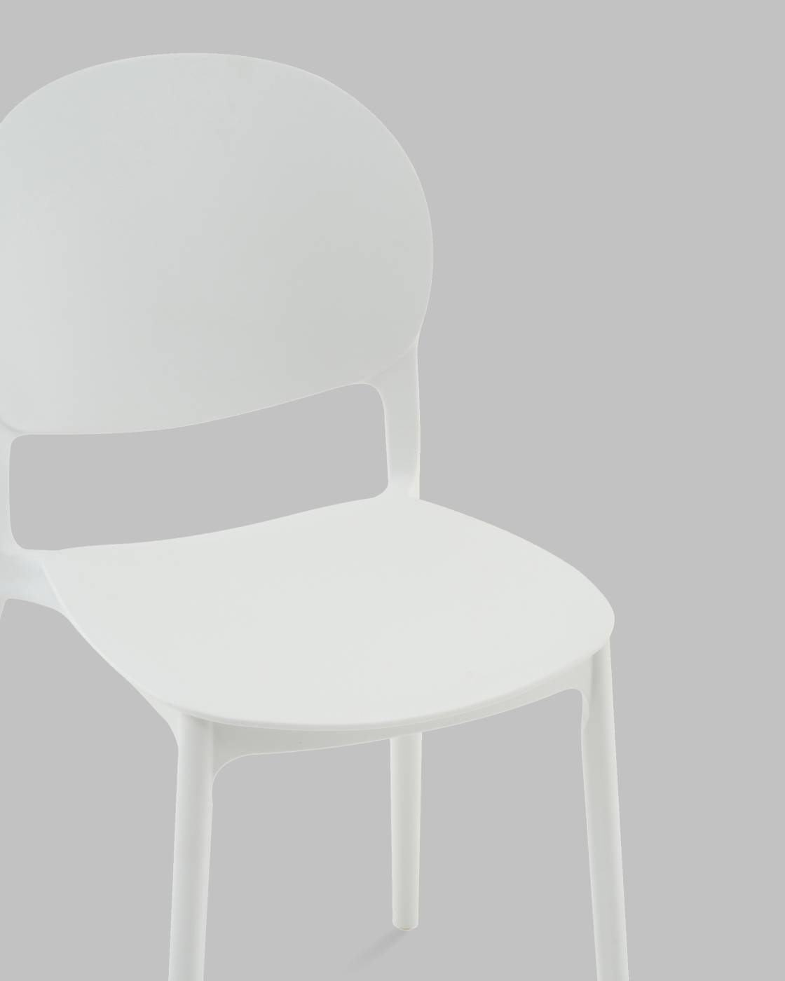 8058 white 90059 Стул пластиковый Stool Group Briny 8058 white 90059