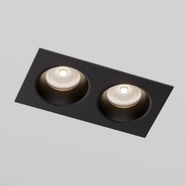 Встраиваемый светильник Elektrostandard Andi 15700/02 GU10 черный