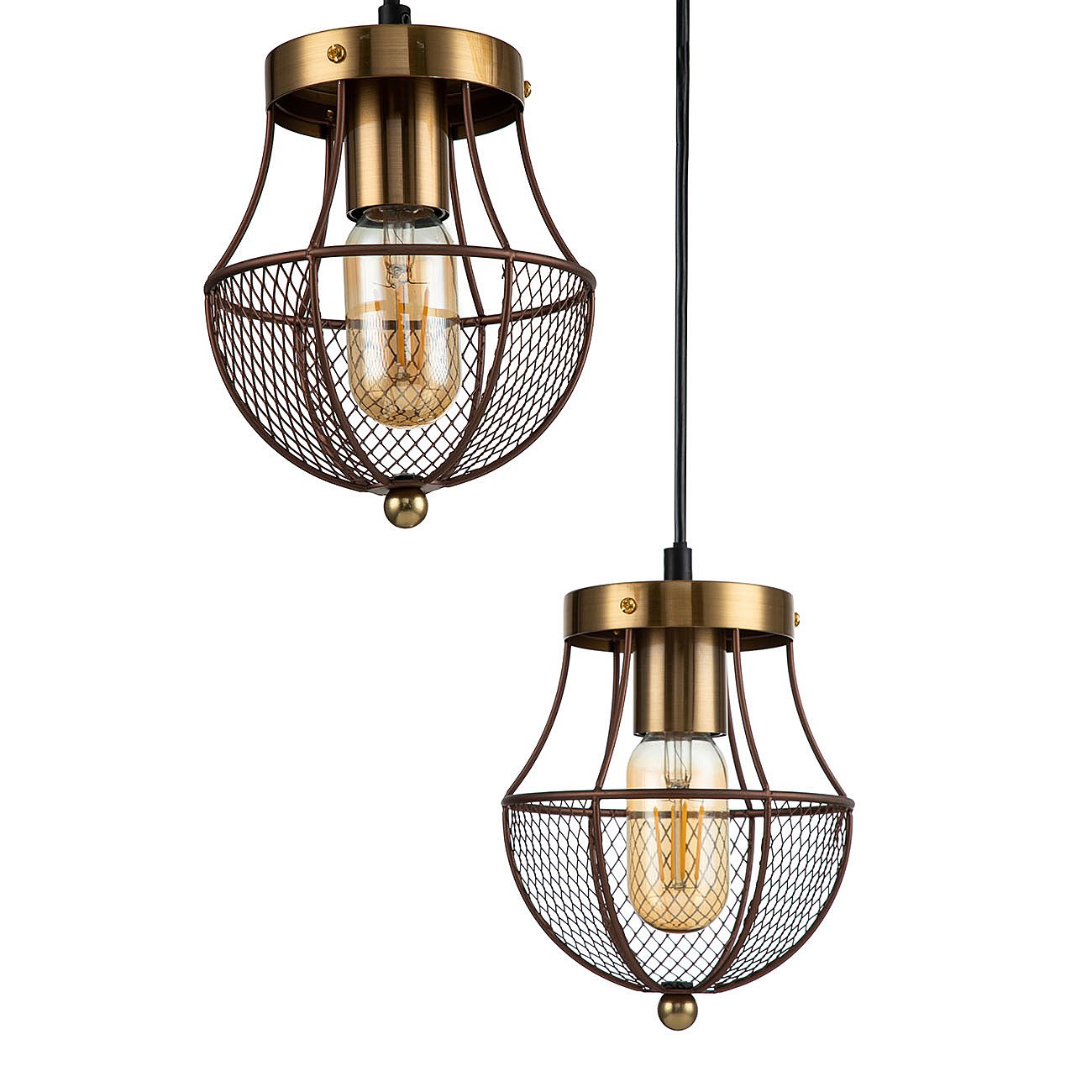 V000189 Светильник подвесной Indigo Pallo 10011/3P Gold V000189