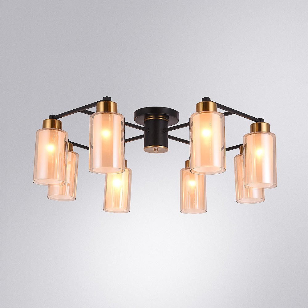 A7027PL-8BK Потолочная люстра Arte Lamp Leo A7027PL-8BK