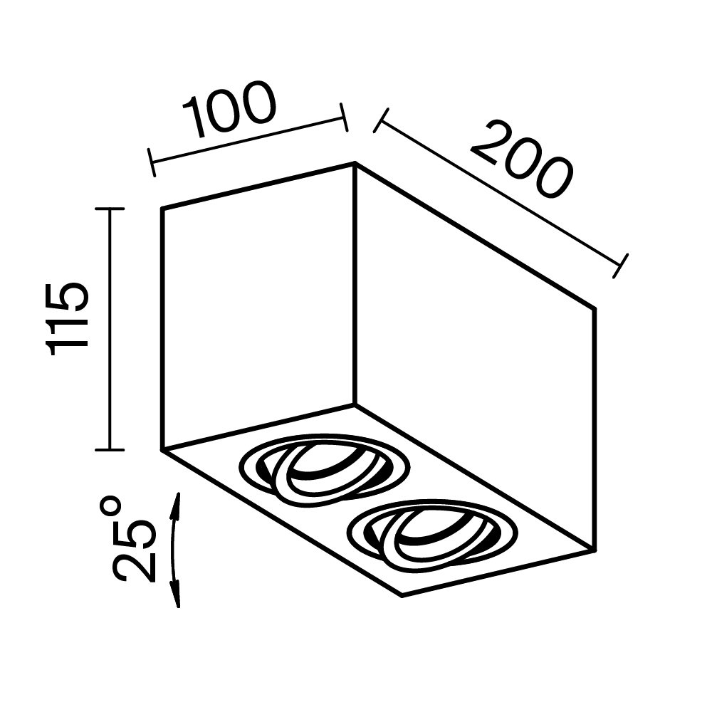 C017CL-02W Накладной светильник Maytoni Atom C017CL-02W