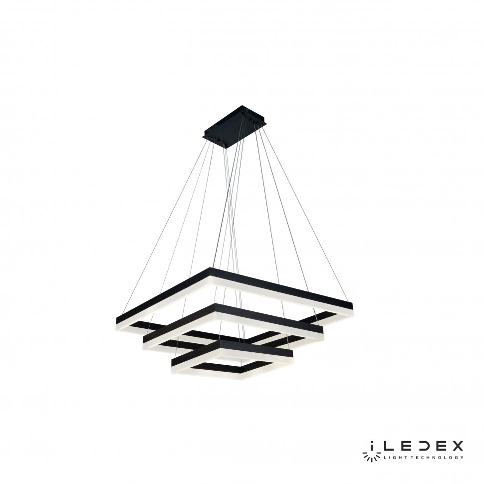 Подвесная люстра ILedex Twins D0319-3 (400x600x800) BK
