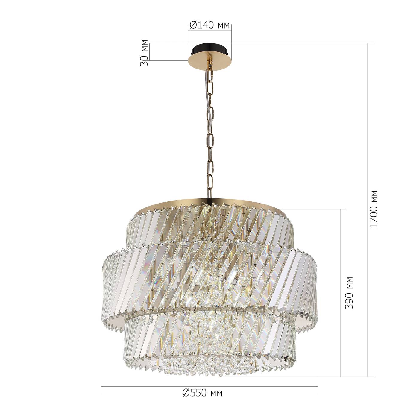 SL6138.303.12 Подвесная люстра ST Luce Ritz SL6138.303.12