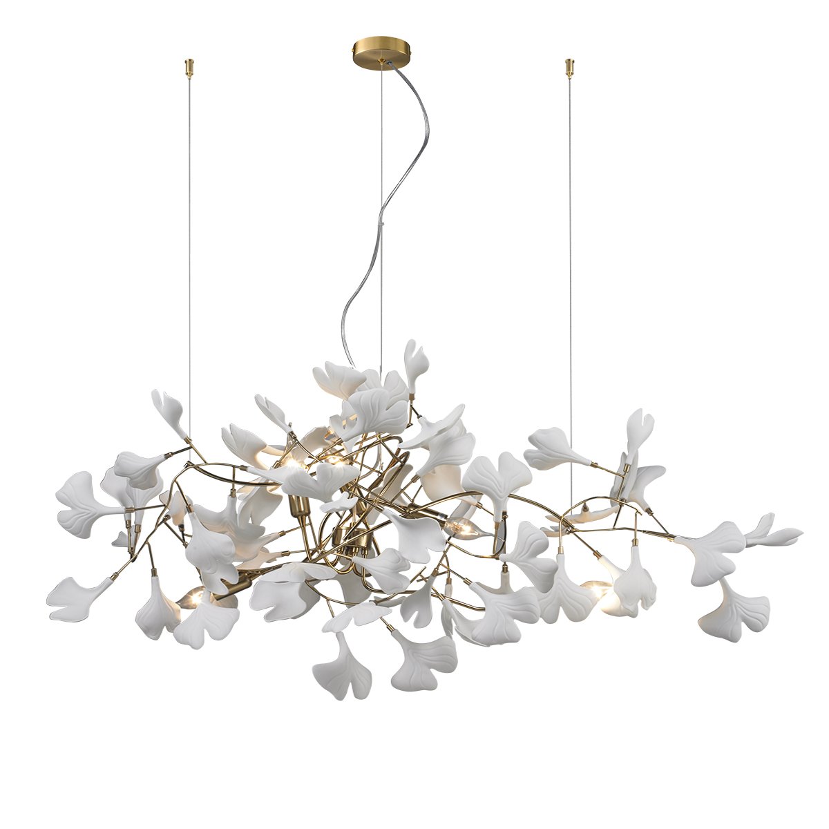 10881P/L1000 gold/white Подвесная люстра Delight Collection 10881 10881P/L1000 gold/white