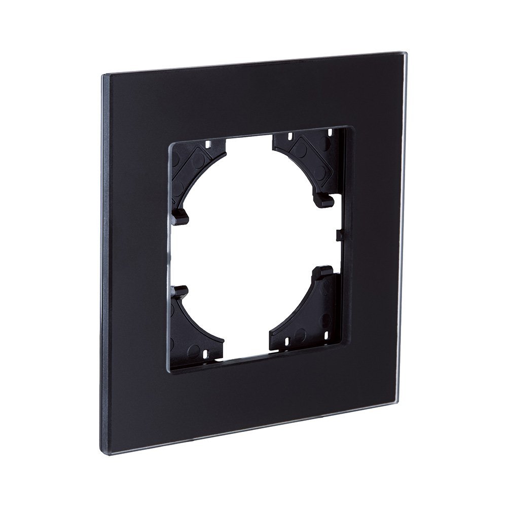 RM1BK Рамка 1-постовая, стекло черный Kollinger Reflex MG RM1BK