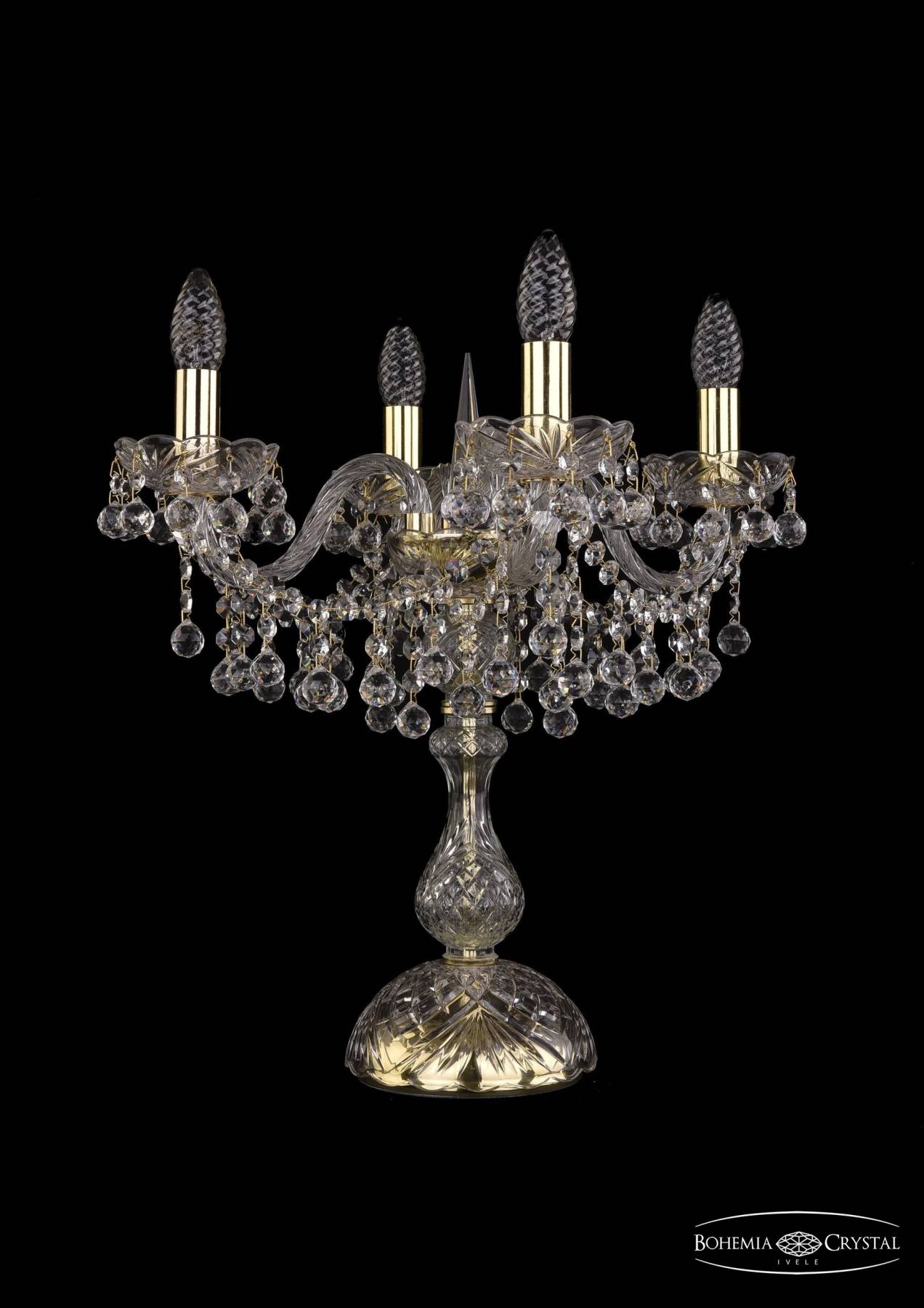 1409L/4/141-47 G Настольная лампа Bohemia 1409 1409L/4/141-47/G